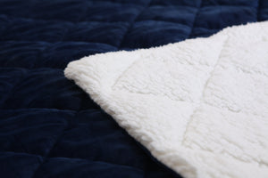 Modern Style Reversible Throw Blanket