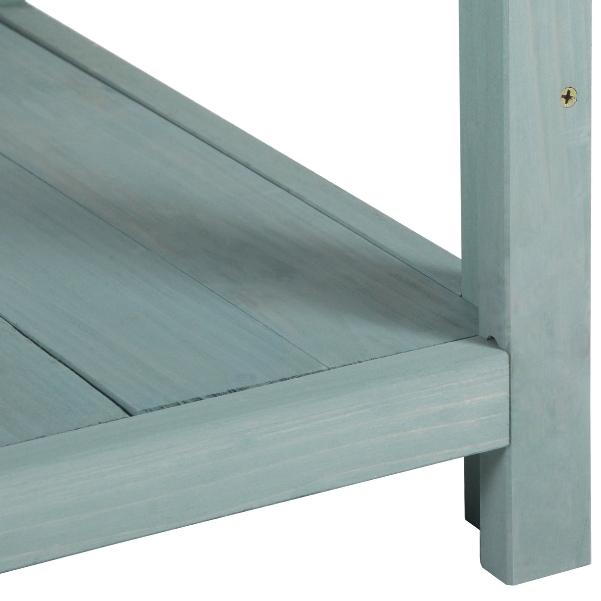 TOPMAX 65' Large Wooden Farmhouse Rustic Outdoor Potting Bench Table