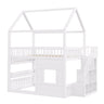 House Bed With Built-In LED Shelf Light