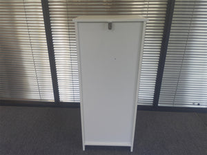 Bathroom Low Cabinet with Louvered Door