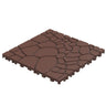 Stone Texture Patio Deck Tiles, Diy Module Interlocking Decking Floor Tiles
