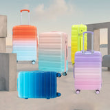 20'/24'/28' 3-Piece PC Spinner Wheel Luggage Set with Combination Lock