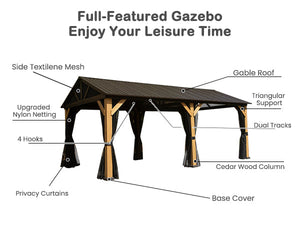 Cedar Wood Gazebo