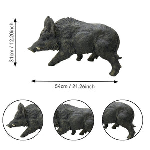 Simulated Wild Boar Resin Garden Statue