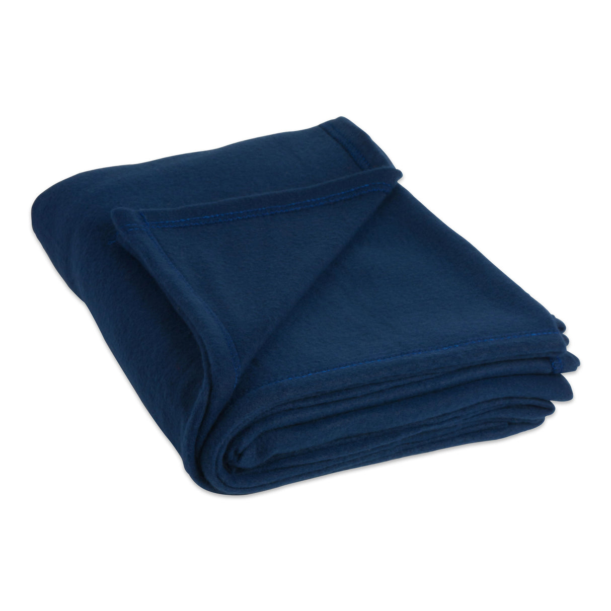 DII Fleece Blanket, Twin, 60x96", Dark Blue