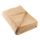 DII Fleece Blanket, Twin, 60x96", Tan