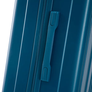 3-Piece ABS Spinner Wheel Luggage Set 20"/24"/28" Dark Blue