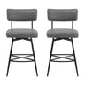 Retro Swivel Counter Stools (Set of 2)