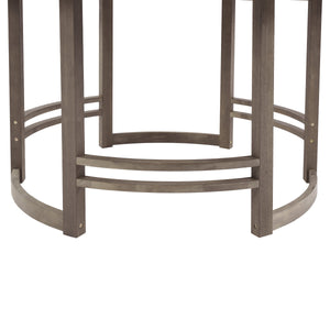 Outdoor Dining Set 5-Piece Patio Table and Chairs Set with Umbrella Hole