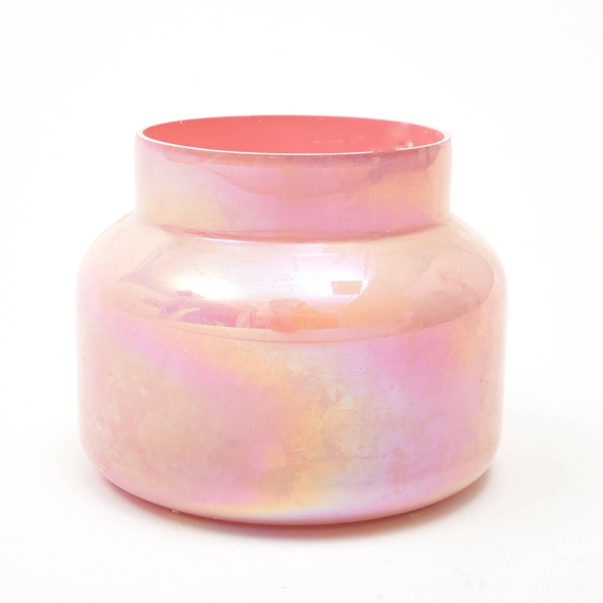 Scented Wax Candle Jar - Pink Lustre
