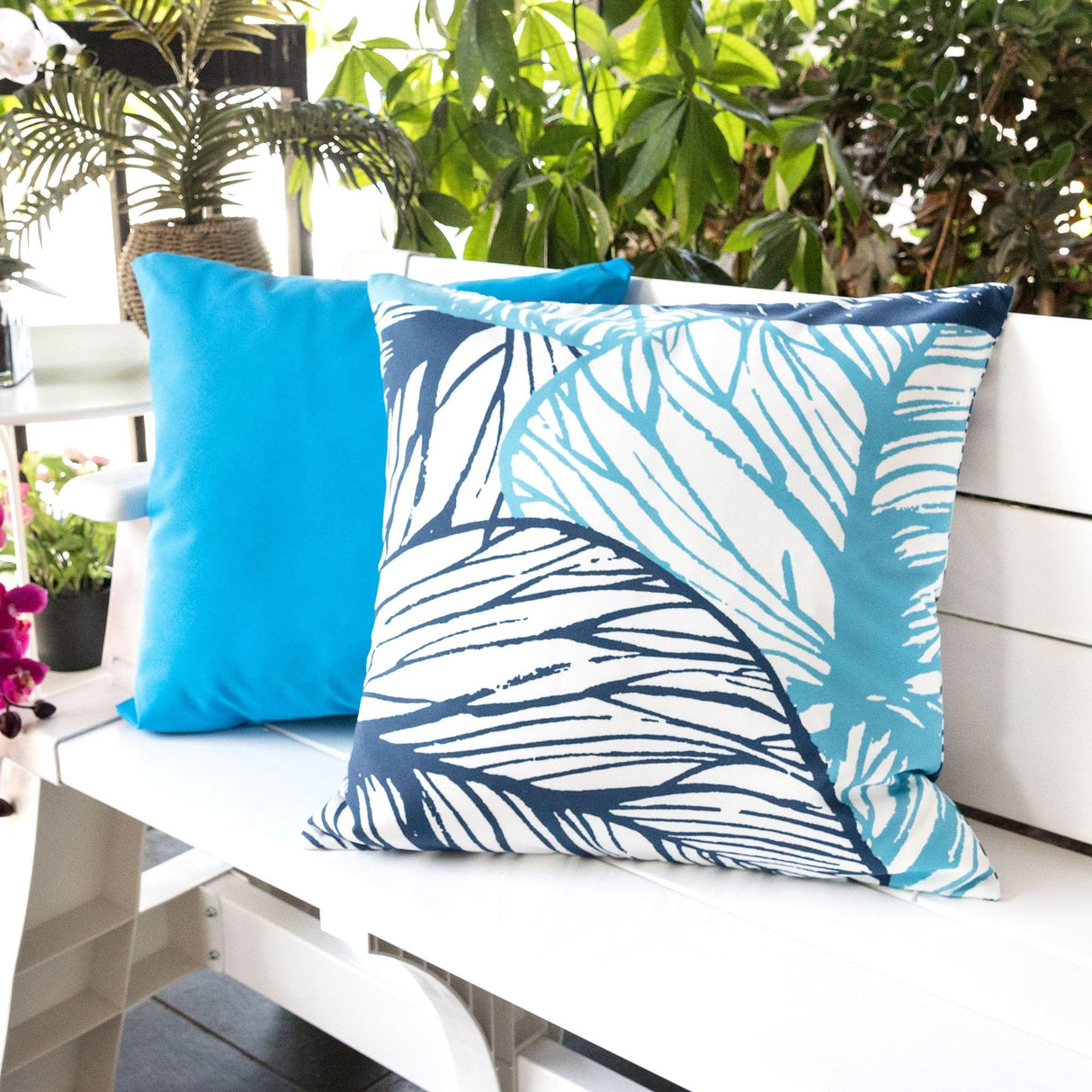 Leaf Vein - Outdoor & Indoor Set of 2