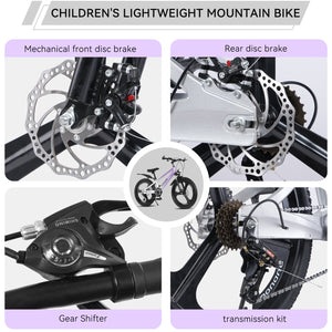 FKZNPJ 20 Inch Kids Mountain Bike
