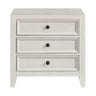 3 Drawer Nightstand With USB Charging Port