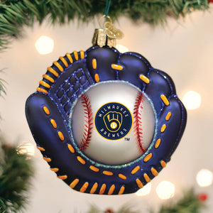 Brewers-Baseball-Mitt-Ornament-Christmas-Ornaments