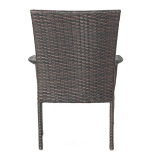 Littleton PE Wicker Stacking Chair Set of 2