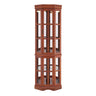 Corner Curio Cabinet With 5 Shelves And Lighting System (E26 Light Bulb Not Included)