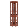 Corner Curio Cabinet With 5 Shelves And Lighting System (E26 Light Bulb Not Included)