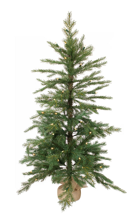 LED-Pine-Tree-with-Burlap-Bag-Base-4'H-Christmas-Decor