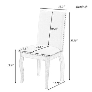 TREXM Set of 2 Dining Chairs