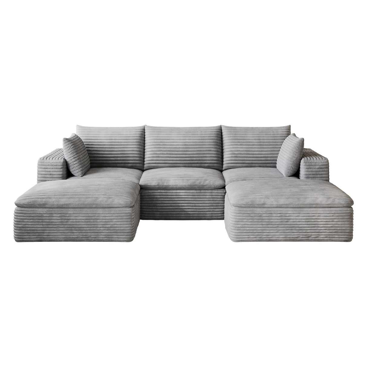 102" Cloud Sofa in Grey