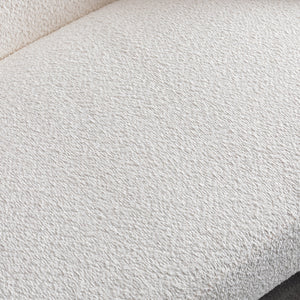 Minimalist Curved Sofa, 3 Seater