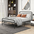 Tara-Victorian-Style-Steel-Bed-Frame-Beds-&-Bed-Frames