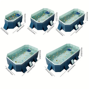 2.1m PVC Folding Pool (Not Inflatable)