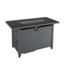 Rectangular Fire Pit With Frame Elegant Design