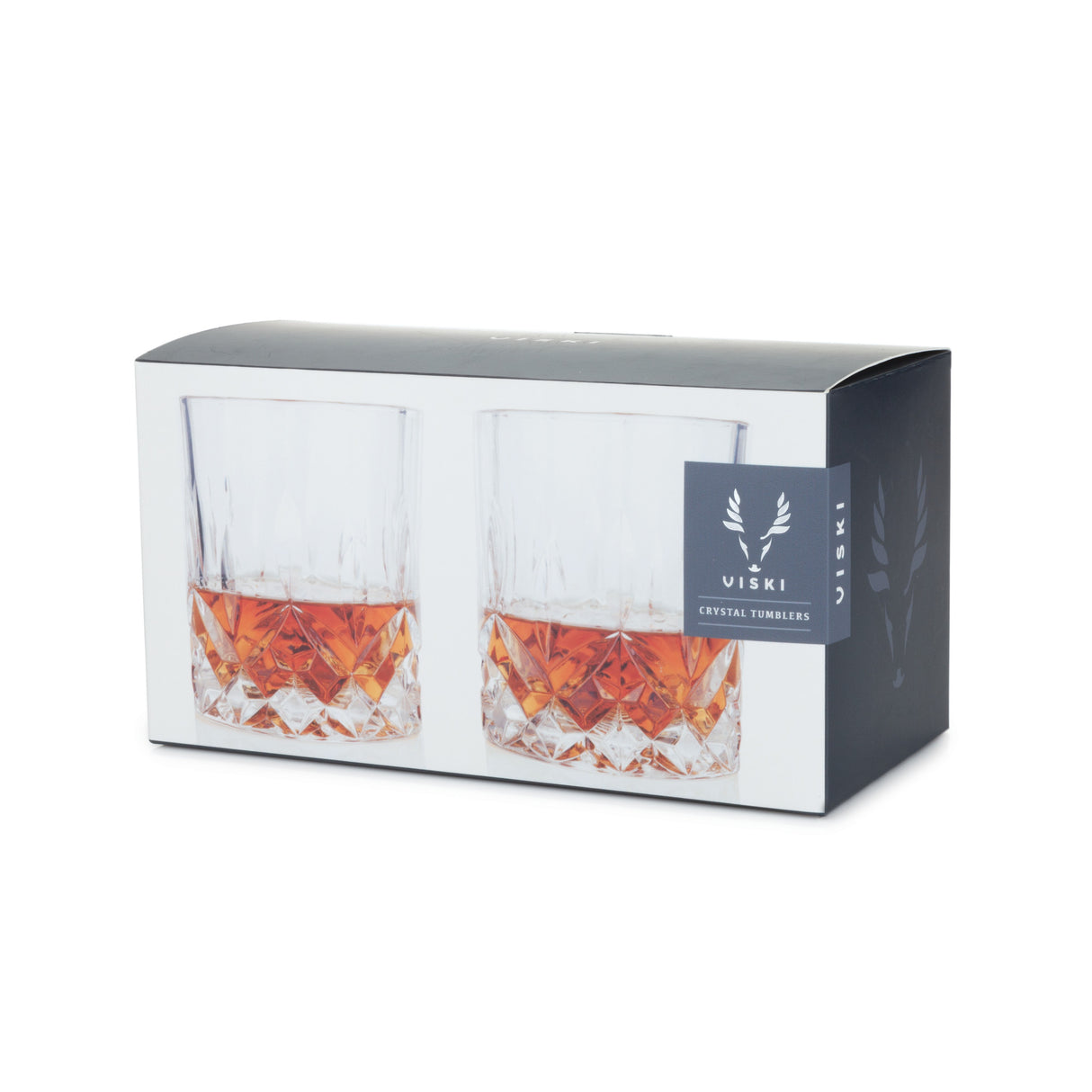 Admiral™ Crystal Rocks Glasses Viski®