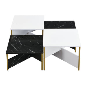 Modern Nesting Coffee Tables Set of 4