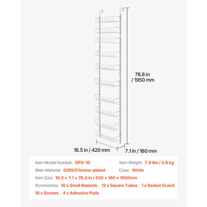 Over The Door Pantry Organizer