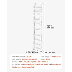 Over The Door Pantry Organizer