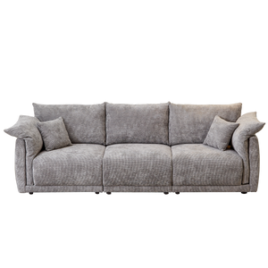 98.5' 3-Seater Sofa in Contemporary Grey