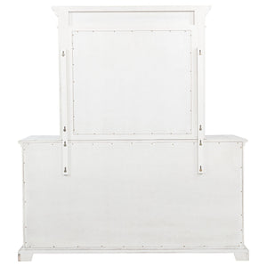 McKinney 6-drawer Bedroom Dresser with Mirror Vintage White