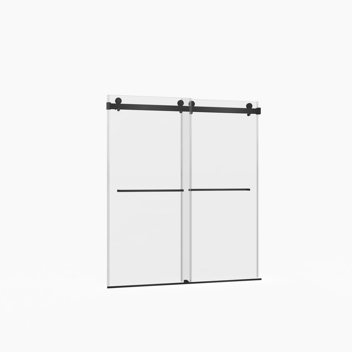 Frameless Double Sliding Shower Door