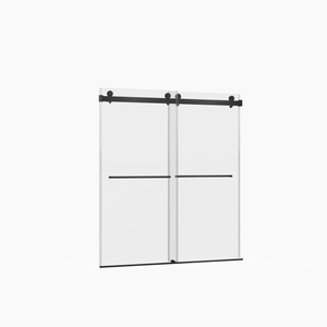 Frameless Double Sliding Shower Door