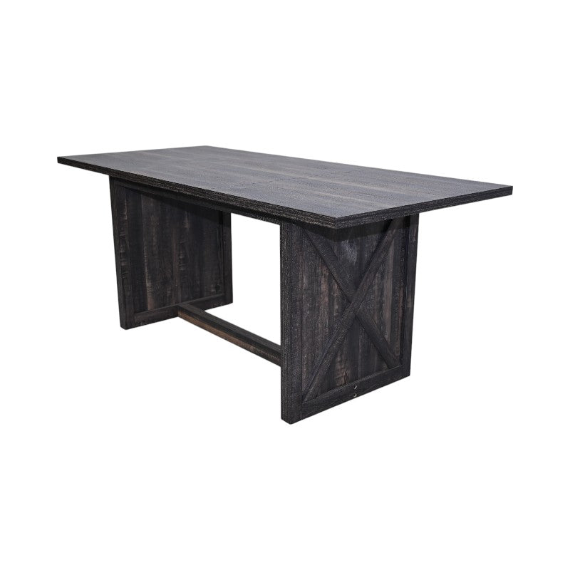 70.87" Farmhouse Large Dining Table for 6-8 People