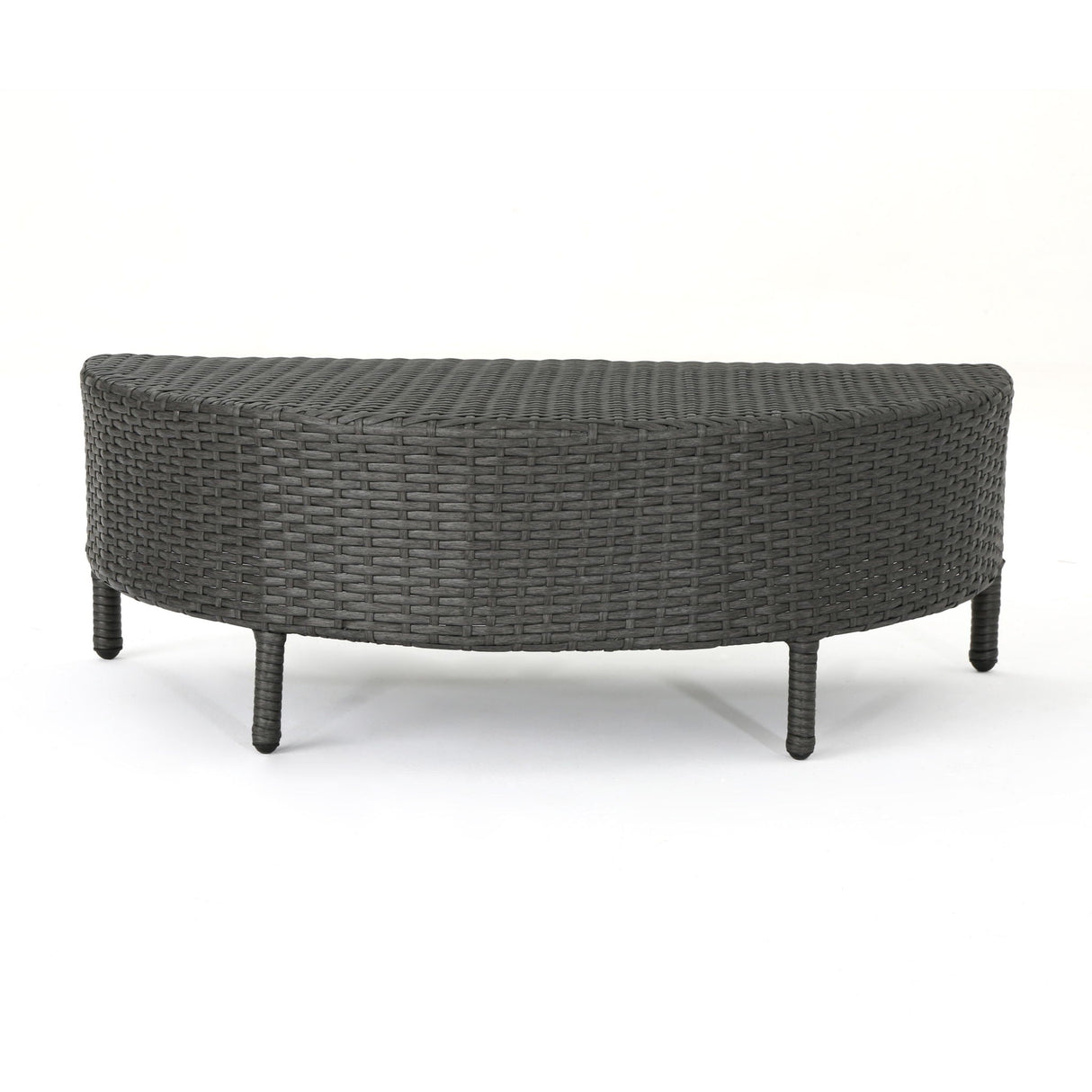 Pt Limon Outdoor Coffee Table Half Round Design