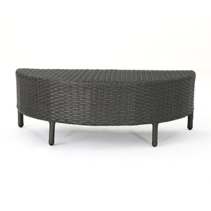Pt Limon Outdoor Coffee Table Half Round Design