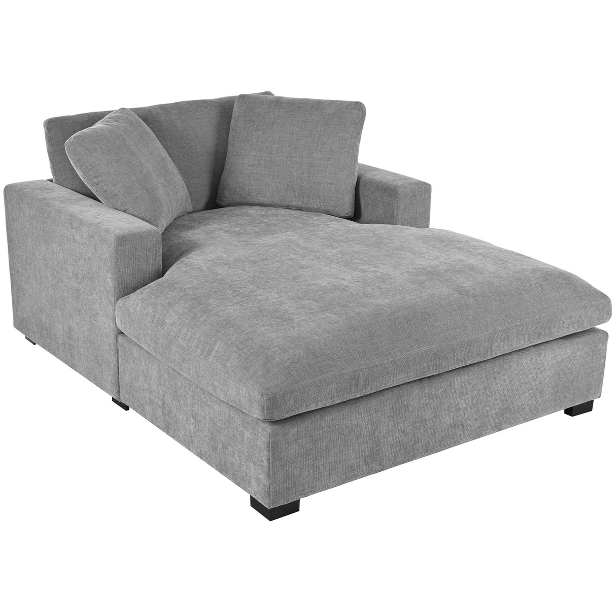 Oversized Chaise Lounge Chair Classic Design