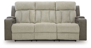 WhipLash - Power Reclining Sofa With Adj Headrest - Sisal