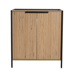 Contemporary Freestanding Bathroom Vanity With Adjustable Shelves