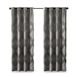 Ogee knitted jacquard total blackout curtain panel (only 1 pc panel)