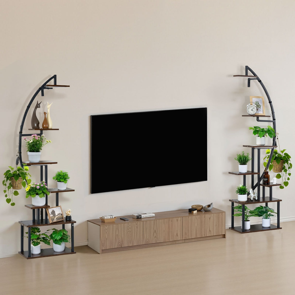 Indoor Plant Stand with Grow Lights