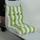 2-Piece High Back Chair Cushion Set, Tufted Patio or Rocking Chair Cushions