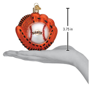 Giants Baseball Mitt Ornament