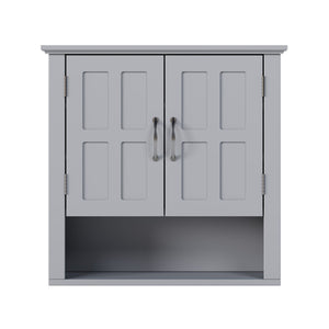 Multi Functional Wall Mounted Cabinet With Adjustable Shelves For Bathroom