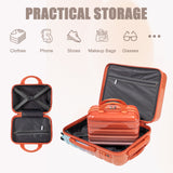 2 Pc PC Spinner Wheel Luggage Set with Gradient Color and Lock