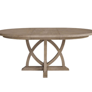 Round Dining Extendable Dining Table - Sand