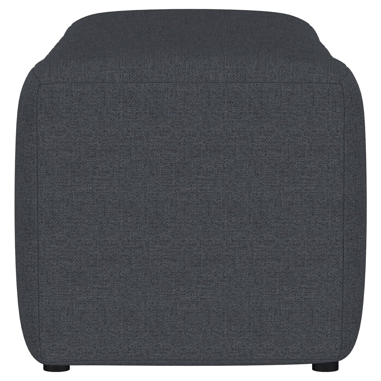 Summer Fabric Upholstered Tufted Accent Bench Charcoal
